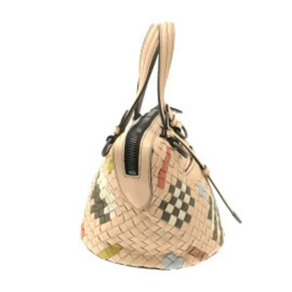 Bottega Veneta Tamboura Bag Handbag Limited Pink Multi Leather